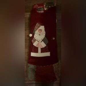 Holiday Time Red and Green Plaid Tree Skirt